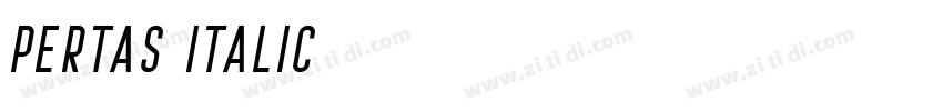 pertas Italic字体转换